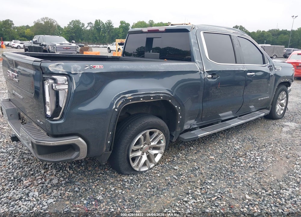 2021 GMC SIERRA 1500 4WD SHORT BOX SLT VIN: 3GTU9DED9MG191347