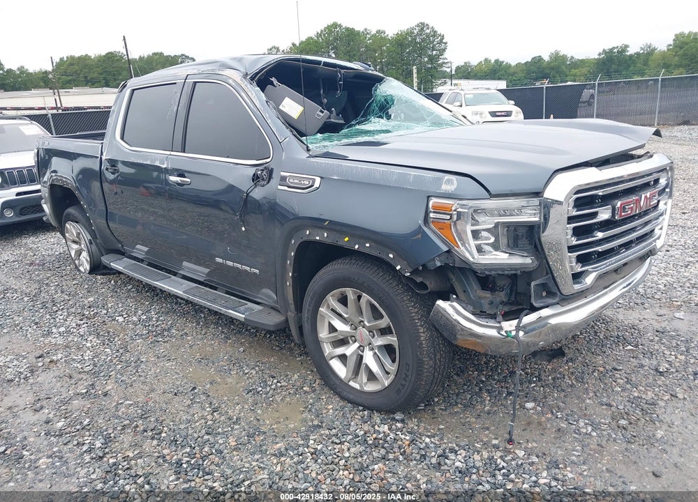 2021 GMC SIERRA 1500 4WD SHORT BOX SLT VIN: 3GTU9DED9MG191347