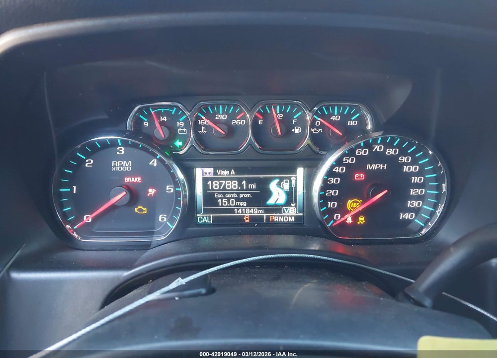 2015 CHEVROLET SILVERADO 1500 1LT VIN: 1GCRCREC1FZ362736