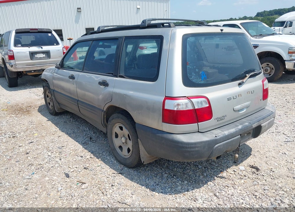 2001 SUBARU FORESTER L VIN: JF1SF635X1H760205