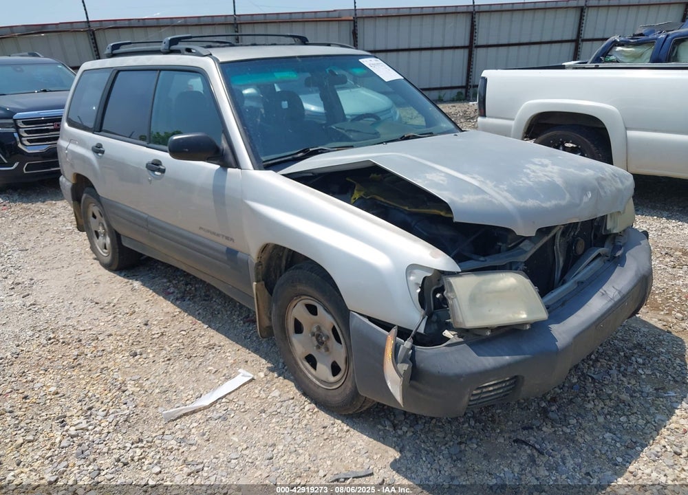 2001 SUBARU FORESTER L VIN: JF1SF635X1H760205