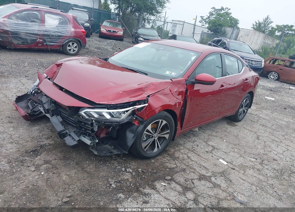 2022 NISSAN SENTRA VIN: 3N1AB8CV0NY215916