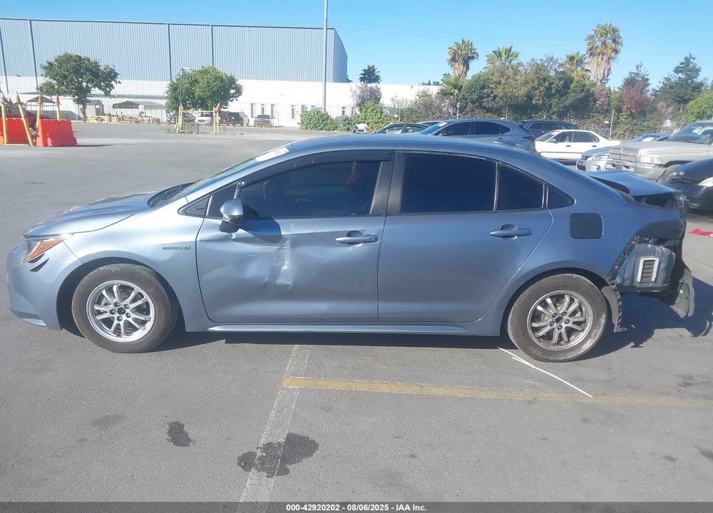 2021 TOYOTA COROLLA HYBRID LE VIN: JTDEAMDE2MJ027345