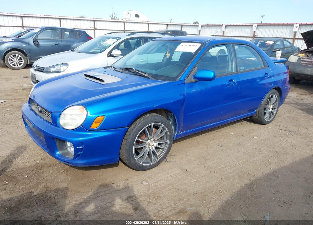 2002 SUBARU IMPREZA WRX VIN: JF1GD29652G520281