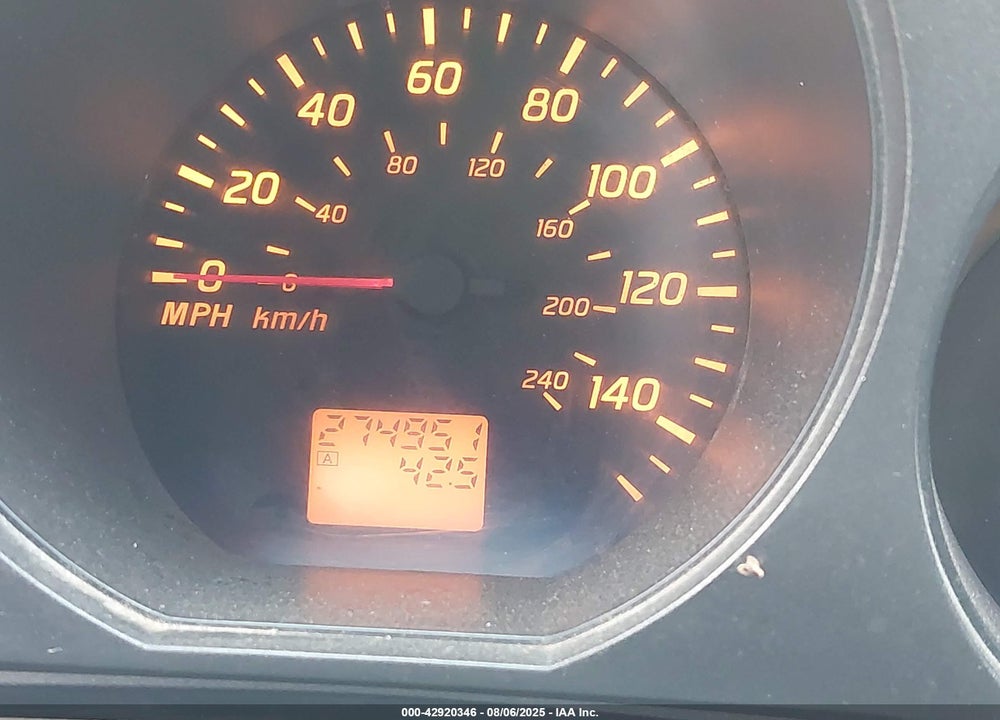 2002 NISSAN ALTIMA 2.5 S VIN: 1N4AL11D52C108625