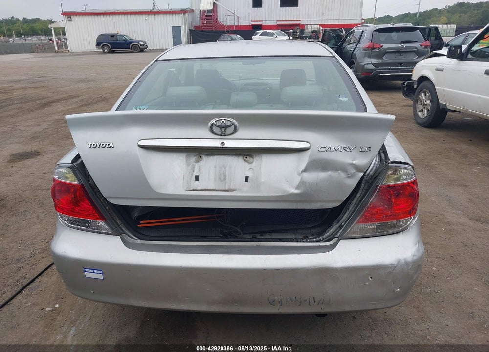2005 TOYOTA CAMRY LE VIN: 4T1BE30K75U053416