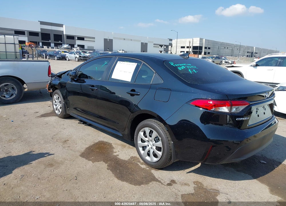 2025 TOYOTA COROLLA VIN: 5YFB4MDE5SP334236