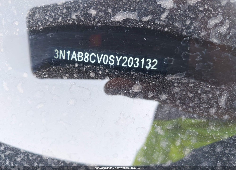 2025 NISSAN SENTRA VIN: 3N1AB8CV0SY203132