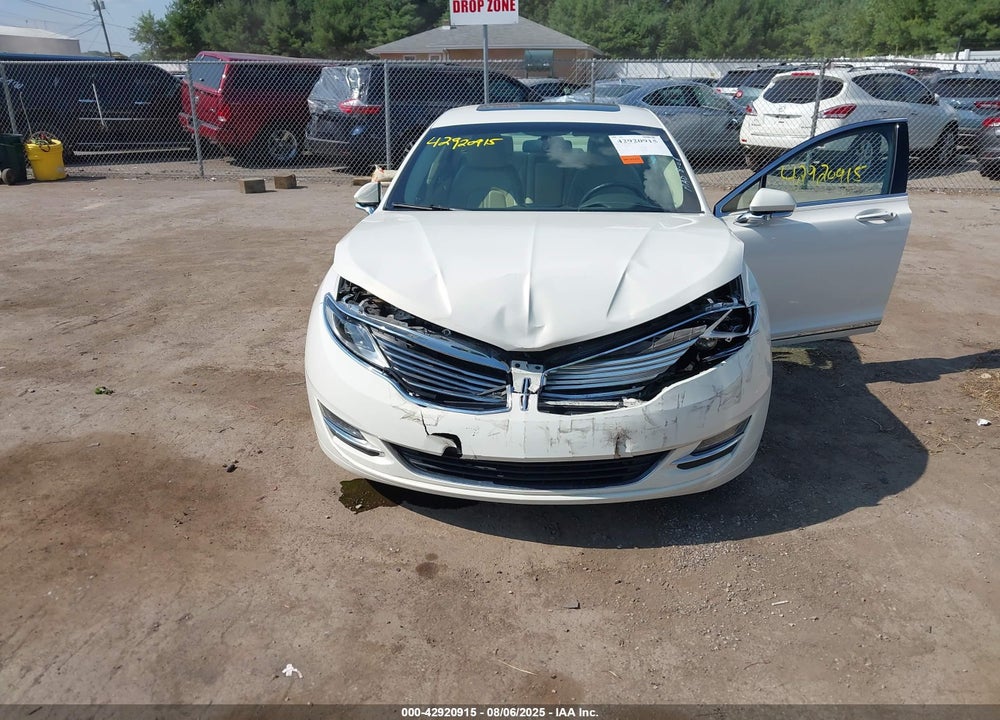 2013 LINCOLN MKZ VIN: 3LN6L2G95DR811764