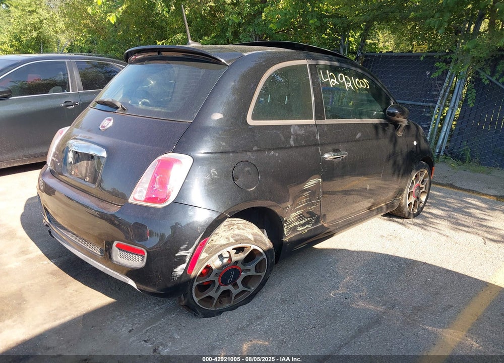 2013 FIAT 500 VIN: 3C3CFFBR5DT750355