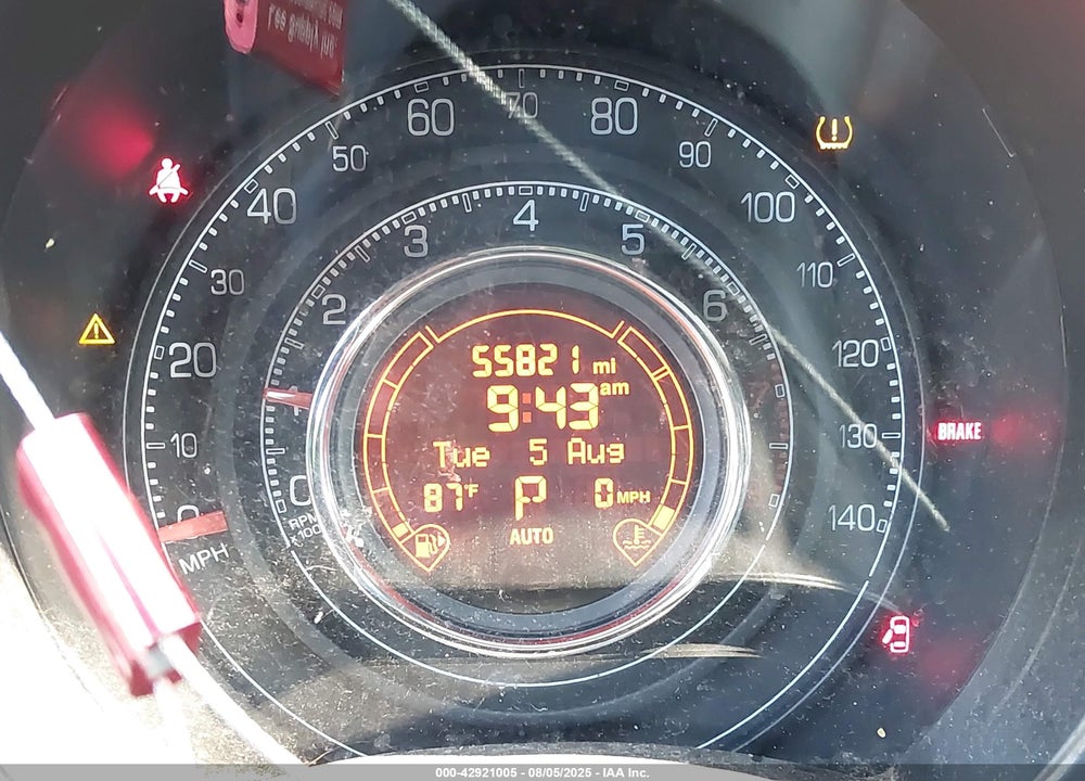2013 FIAT 500 VIN: 3C3CFFBR5DT750355