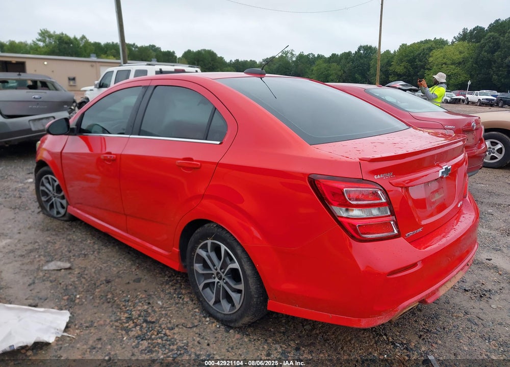 2019 CHEVROLET SONIC VIN: 1G1JD5SB7K4136697
