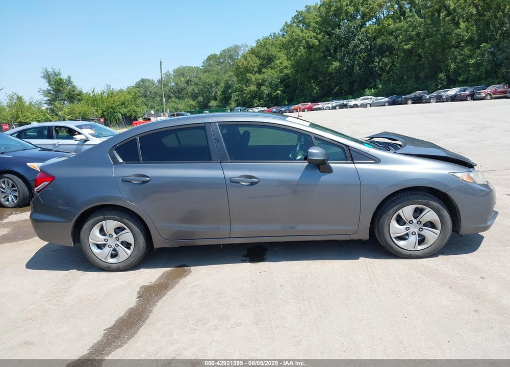 2013 HONDA CIVIC LX VIN: 19XFB2F59DE090846