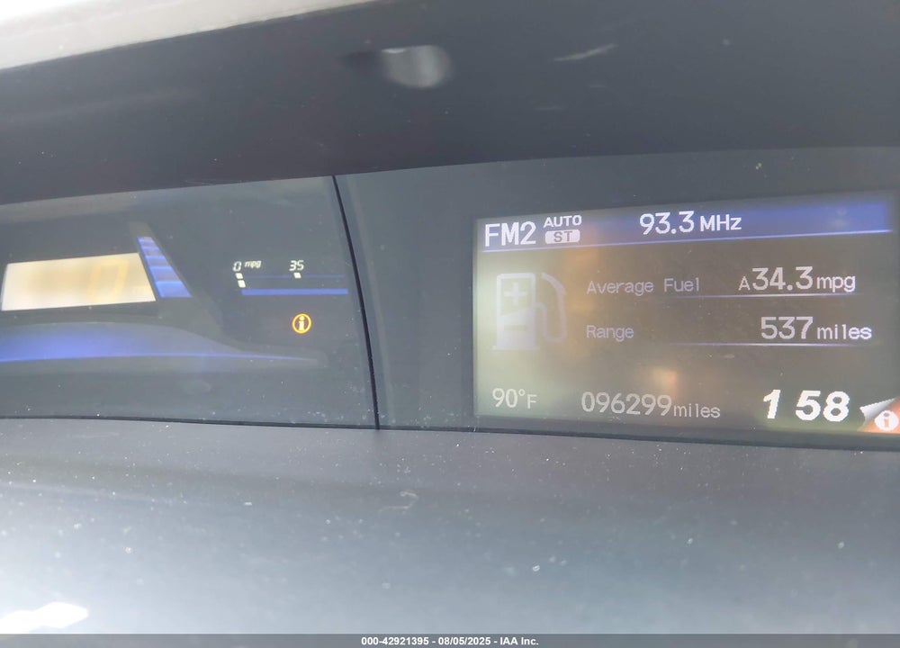2013 HONDA CIVIC LX VIN: 19XFB2F59DE090846