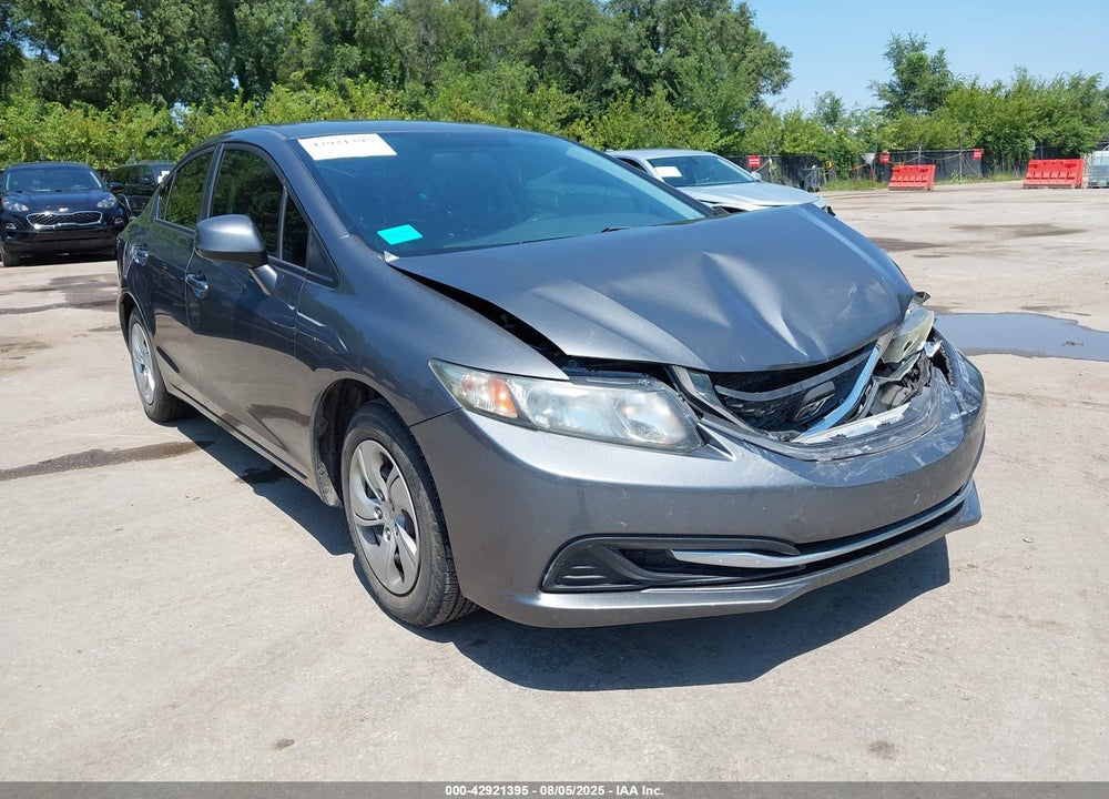 2013 HONDA CIVIC LX VIN: 19XFB2F59DE090846