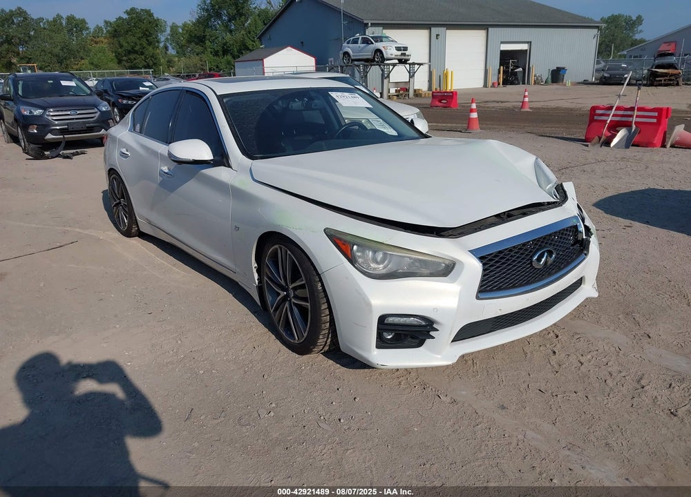 2014 INFINITI Q50 SPORT VIN: JN1BV7AP3EM671986
