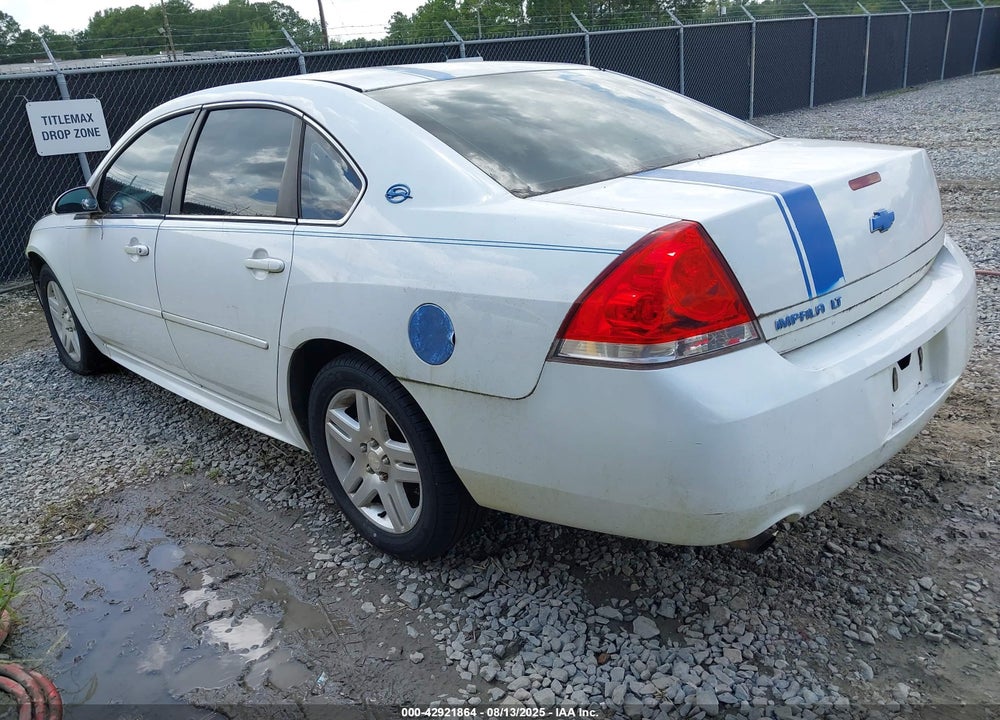 2013 CHEVROLET IMPALA LT VIN: 2G1WG5E38D1249378