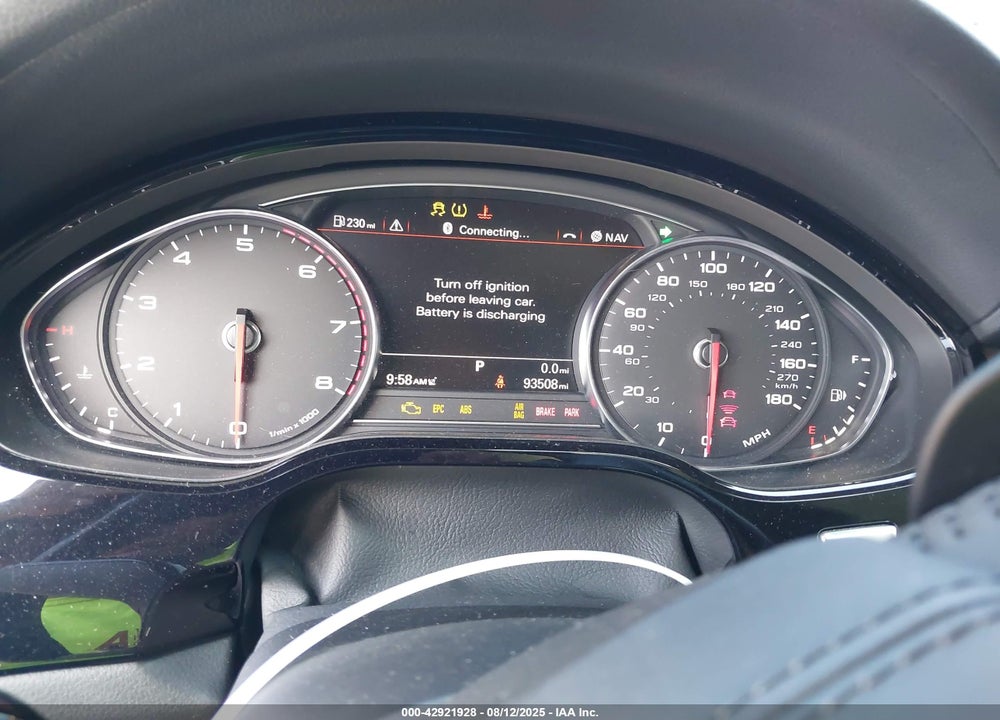 2016 AUDI A8 L 4.0T SPORT VIN: WAU43AFD0GN008098