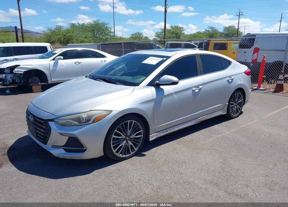 2018 HYUNDAI ELANTRA SPORT VIN: KMHD04LB6JU476961