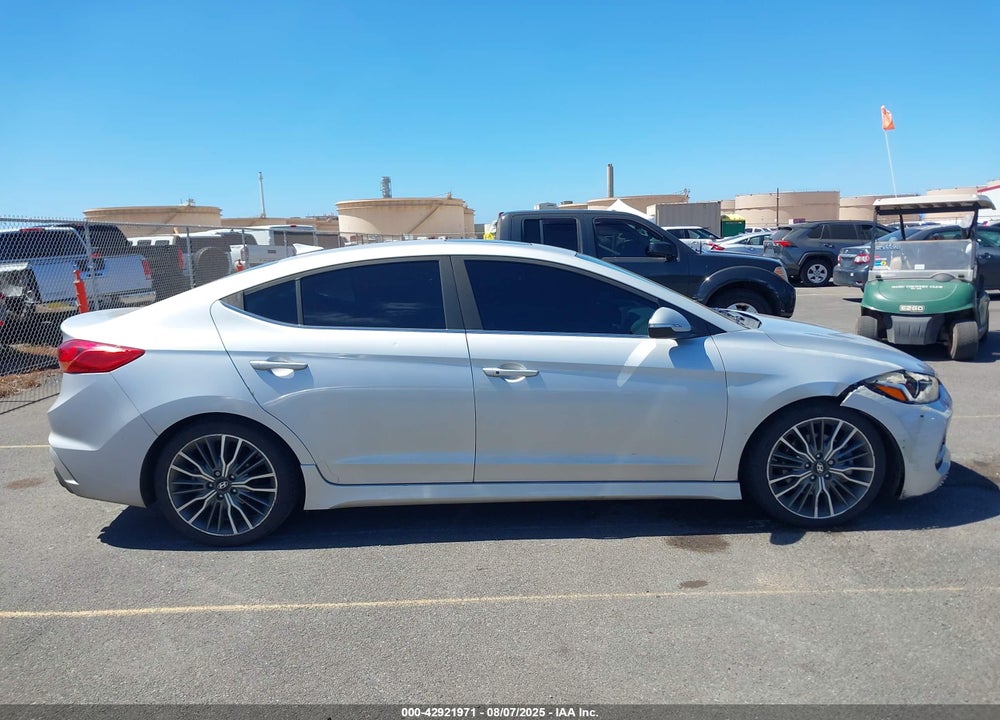 2018 HYUNDAI ELANTRA SPORT VIN: KMHD04LB6JU476961