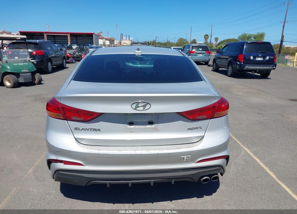 2018 HYUNDAI ELANTRA SPORT VIN: KMHD04LB6JU476961