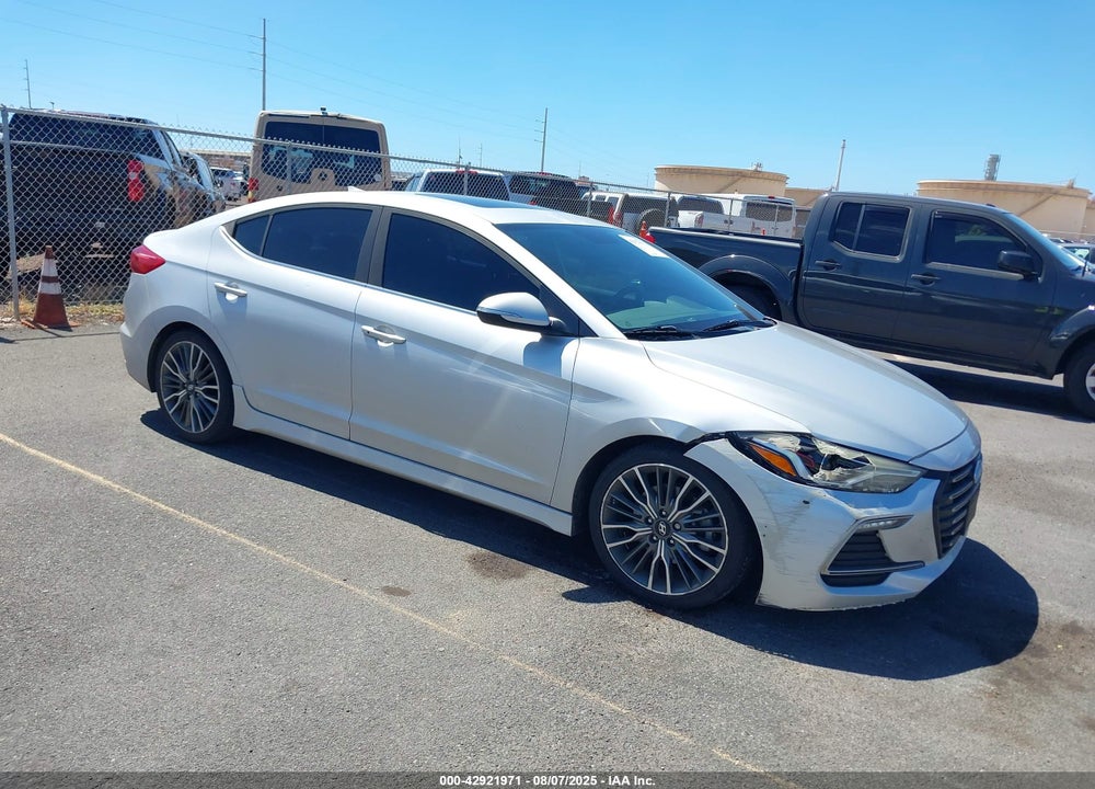 2018 HYUNDAI ELANTRA SPORT VIN: KMHD04LB6JU476961