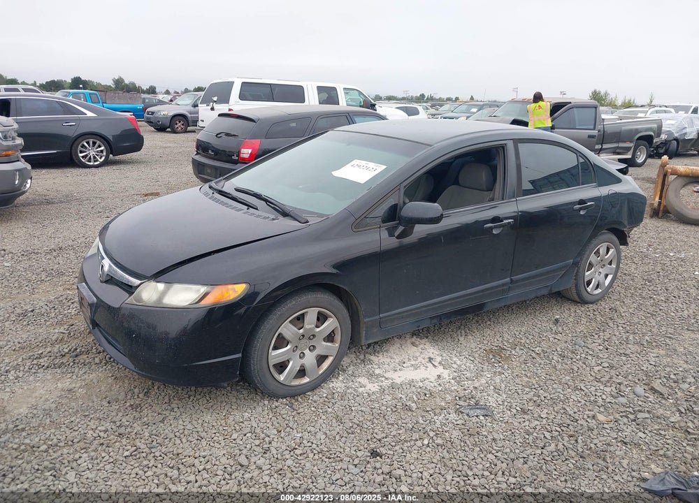 2008 HONDA CIVIC LX VIN: 1HGFA16598L011882