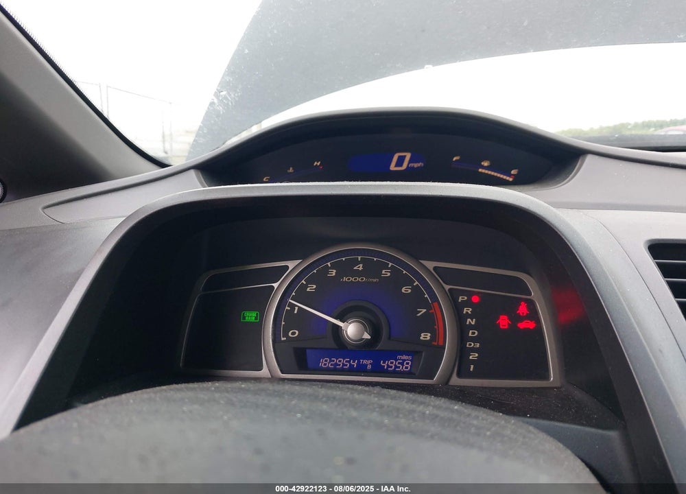 2008 HONDA CIVIC LX VIN: 1HGFA16598L011882