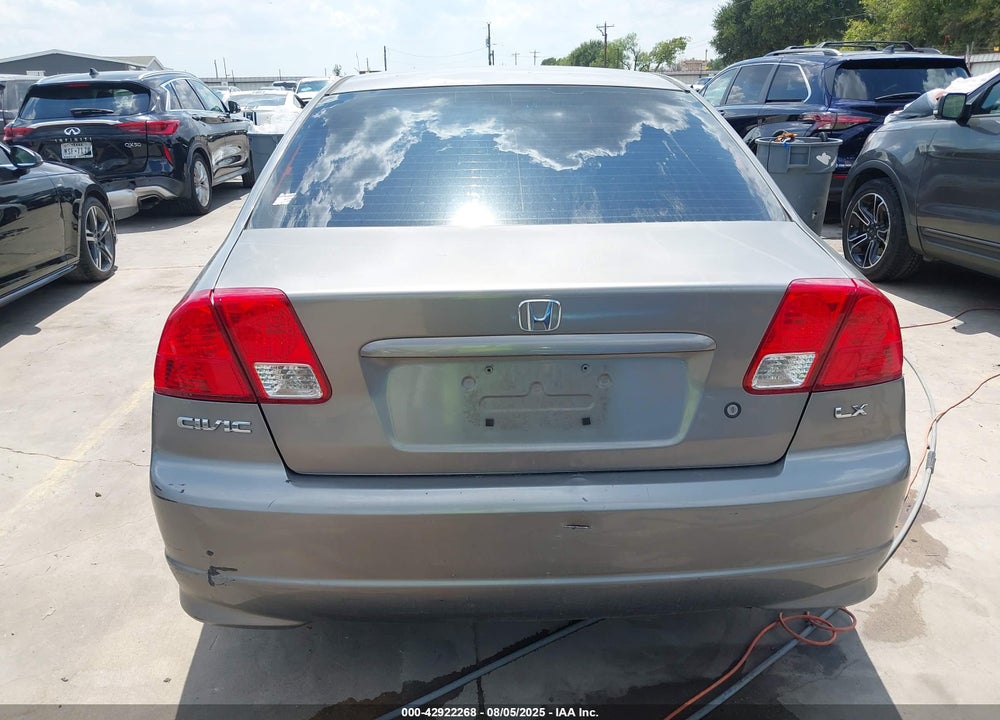 2005 HONDA CIVIC LX VIN: JHMES16595S007077
