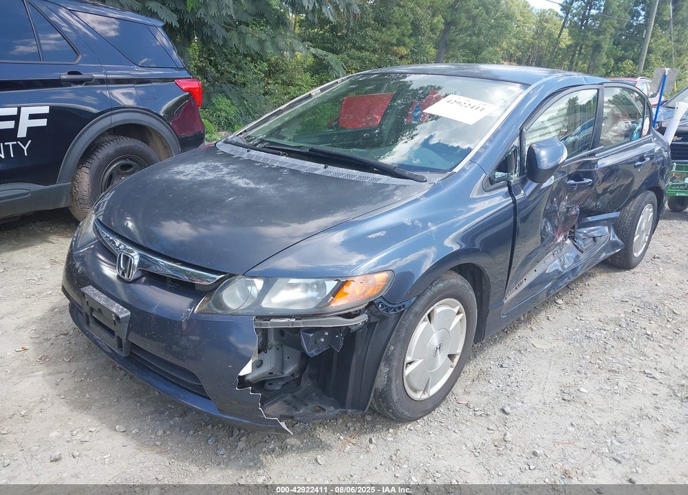 2007 HONDA CIVIC HYBRID VIN: JHMFA36277S025833