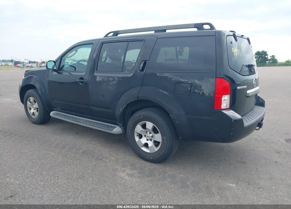 2011 NISSAN PATHFINDER S VIN: 5N1AR1NB4BC601953