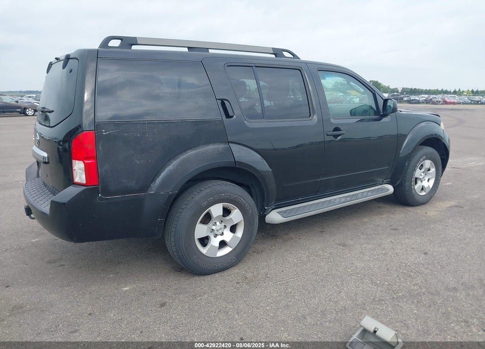 2011 NISSAN PATHFINDER S VIN: 5N1AR1NB4BC601953