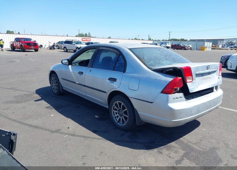 2001 HONDA CIVIC DX VIN: 2HGES15281H572626