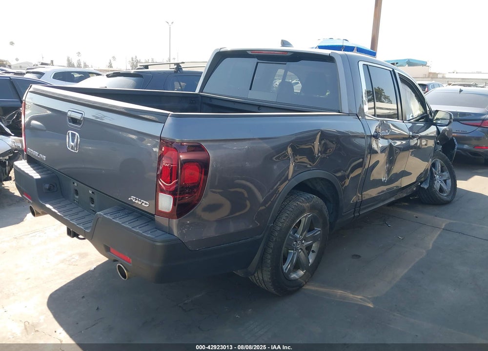 2022 HONDA RIDGELINE VIN: 5FPYK3F58NB000779