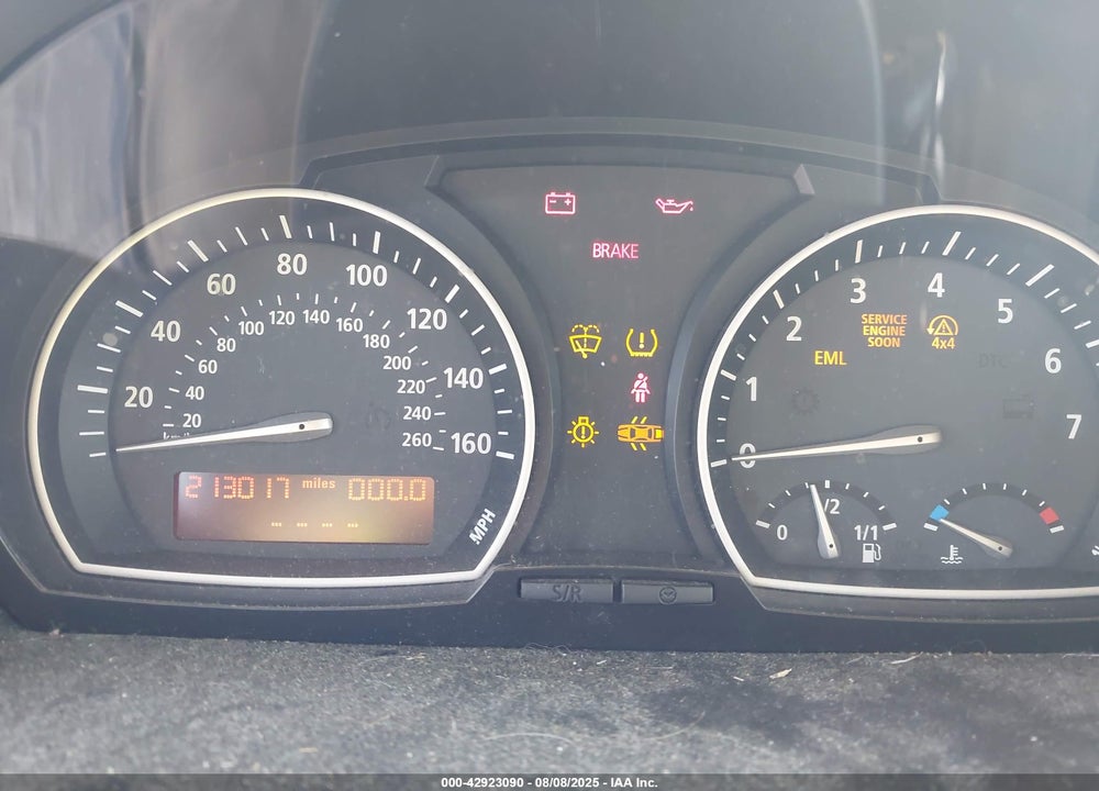 2007 BMW X3 VIN: WBXPC93437WE78192