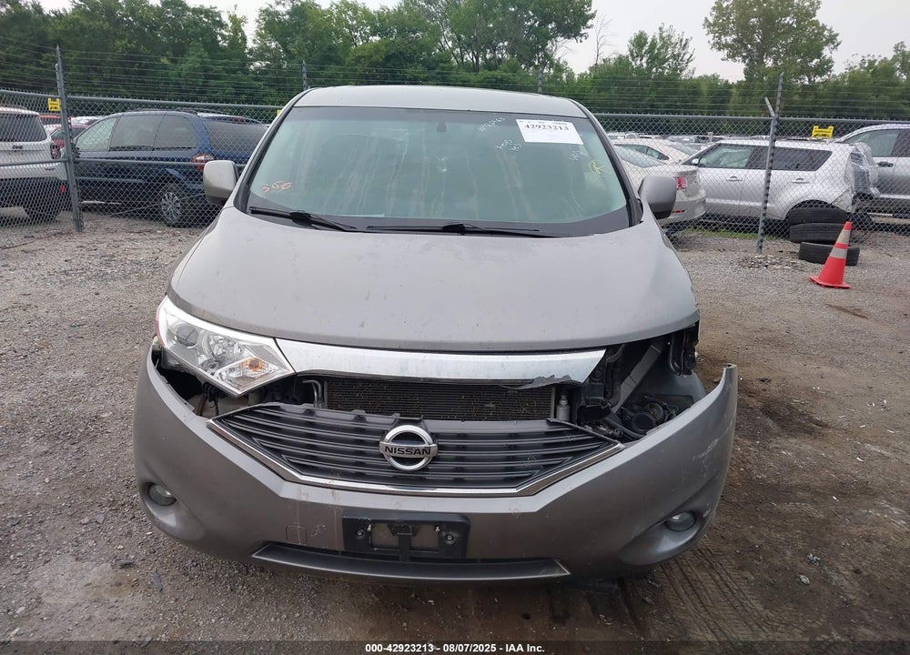 2013 NISSAN QUEST SV VIN: JN8AE2KP8D9062313