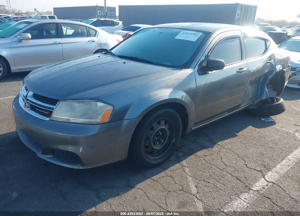 2013 DODGE AVENGER VIN: 1C3CDZAG6DN751196