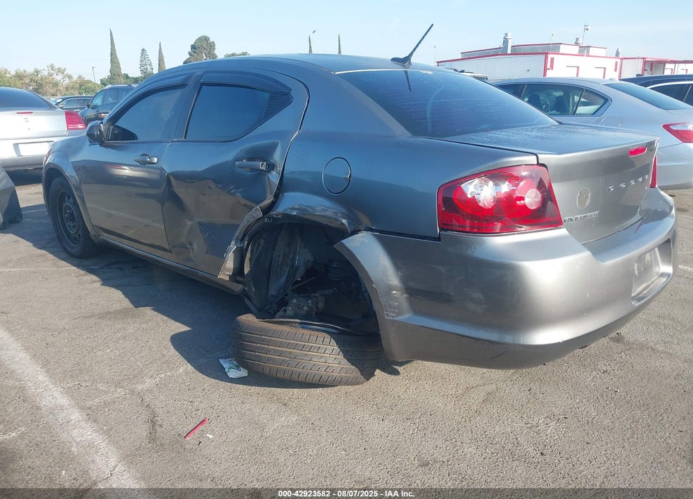 2013 DODGE AVENGER VIN: 1C3CDZAG6DN751196