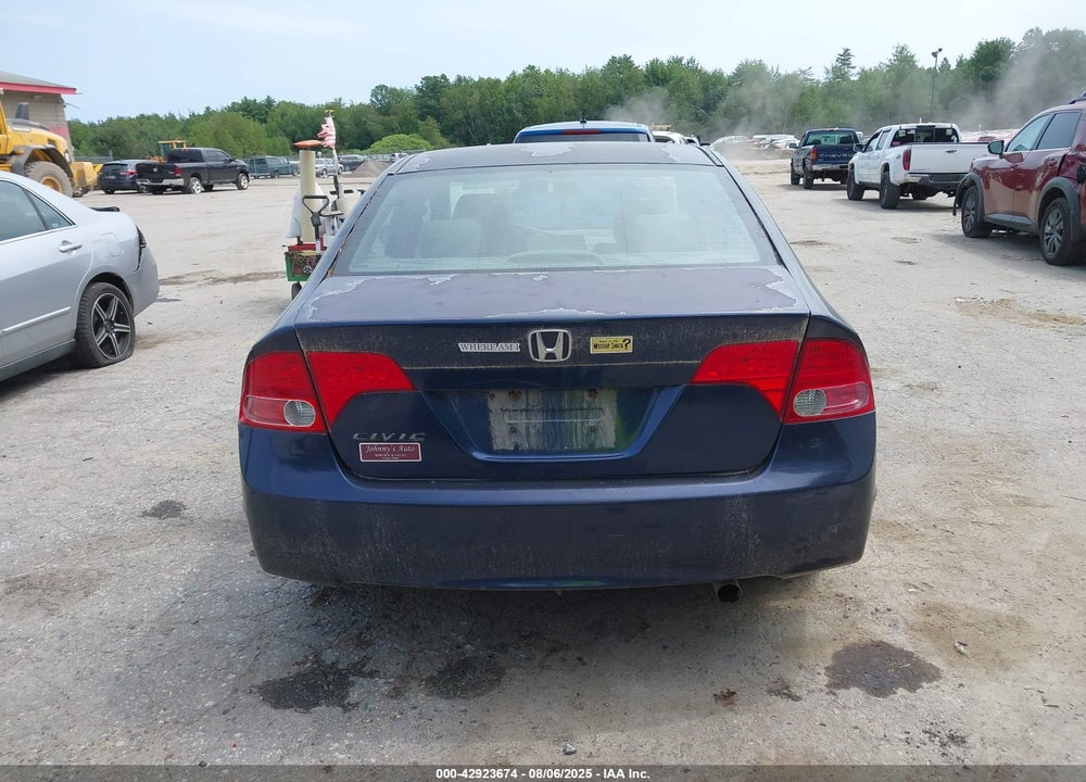 2008 HONDA CIVIC VIN: 2HGFA16918H513348