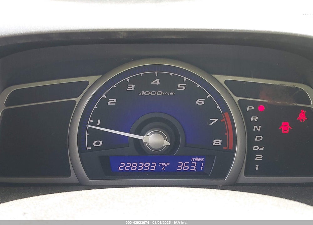 2008 HONDA CIVIC VIN: 2HGFA16918H513348
