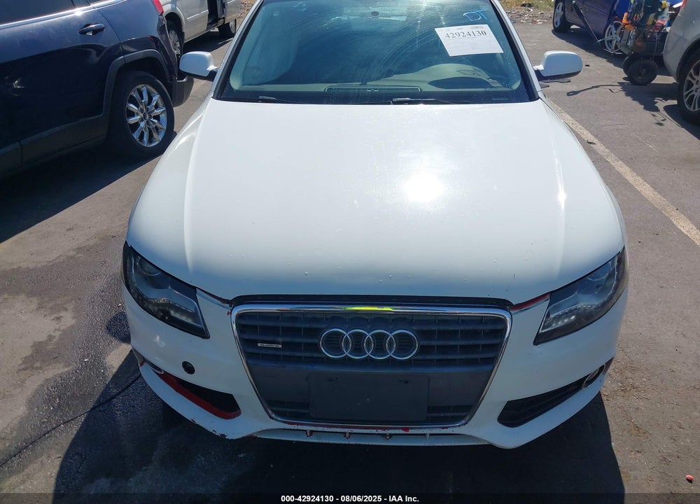 2011 AUDI A4 VIN: WAUAFAFL6BN043139