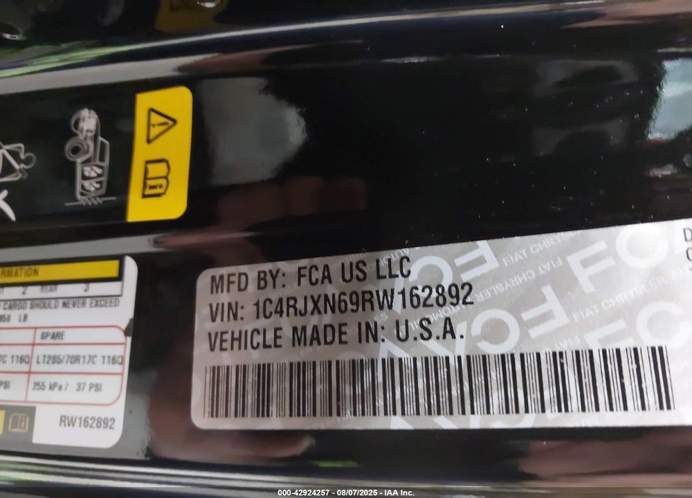 2024 JEEP WRANGLER / VIN: 1C4RJXN69RW162892