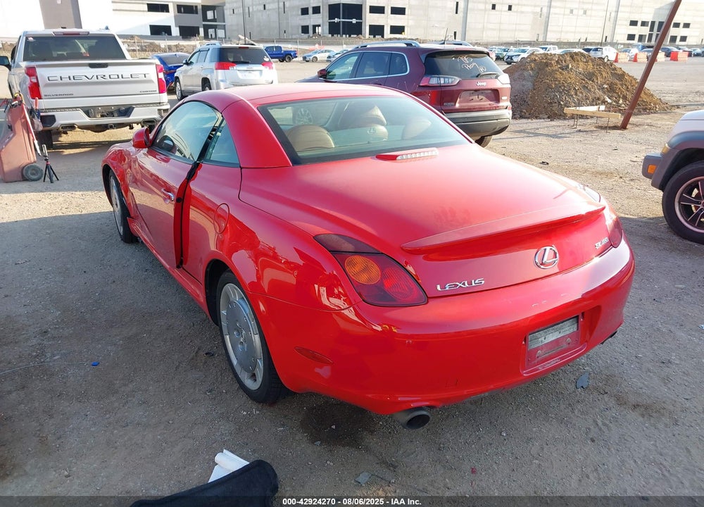2002 LEXUS SC 430 VIN: JTHFN48Y120003391