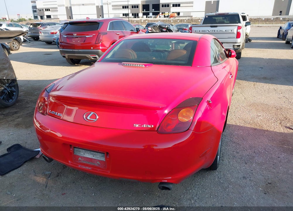 2002 LEXUS SC 430 VIN: JTHFN48Y120003391