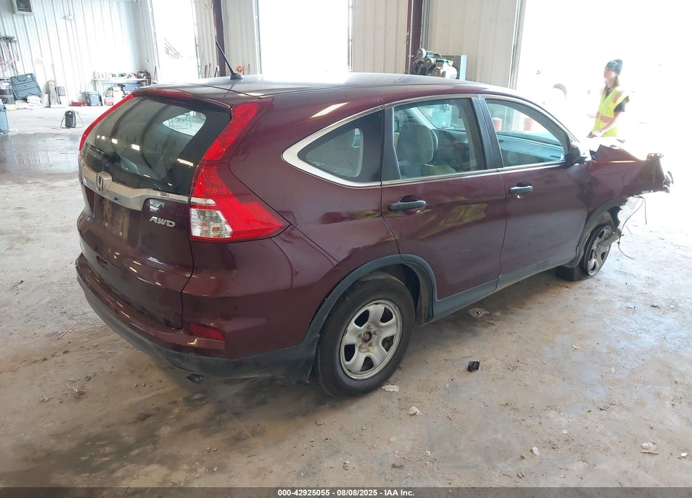 2015 HONDA CR-V VIN: 5J6RM4H36FL039159