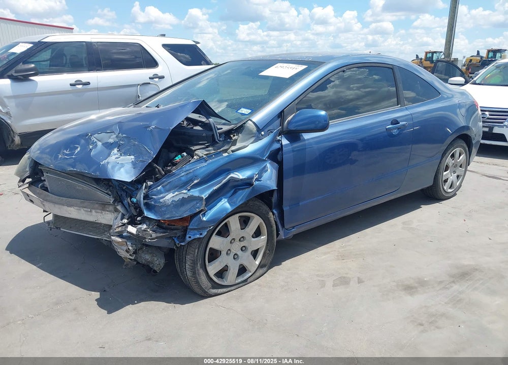 2008 HONDA CIVIC LX VIN: 2HGFG12698H521191