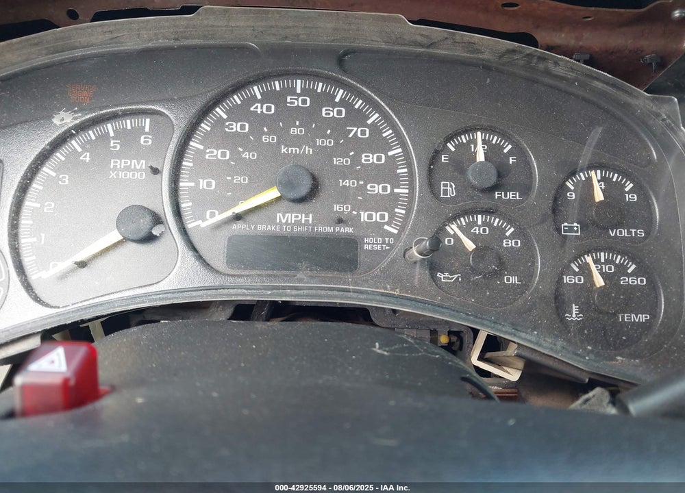 2002 CHEVROLET TAHOE Z71 VIN: 1GNEK13ZX2R315314