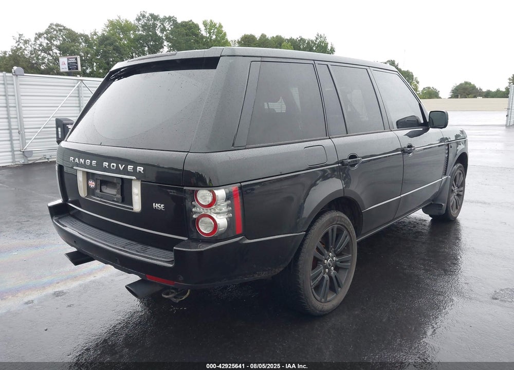 2012 LAND ROVER RANGE ROVER VIN: SALMF1D44CA378980