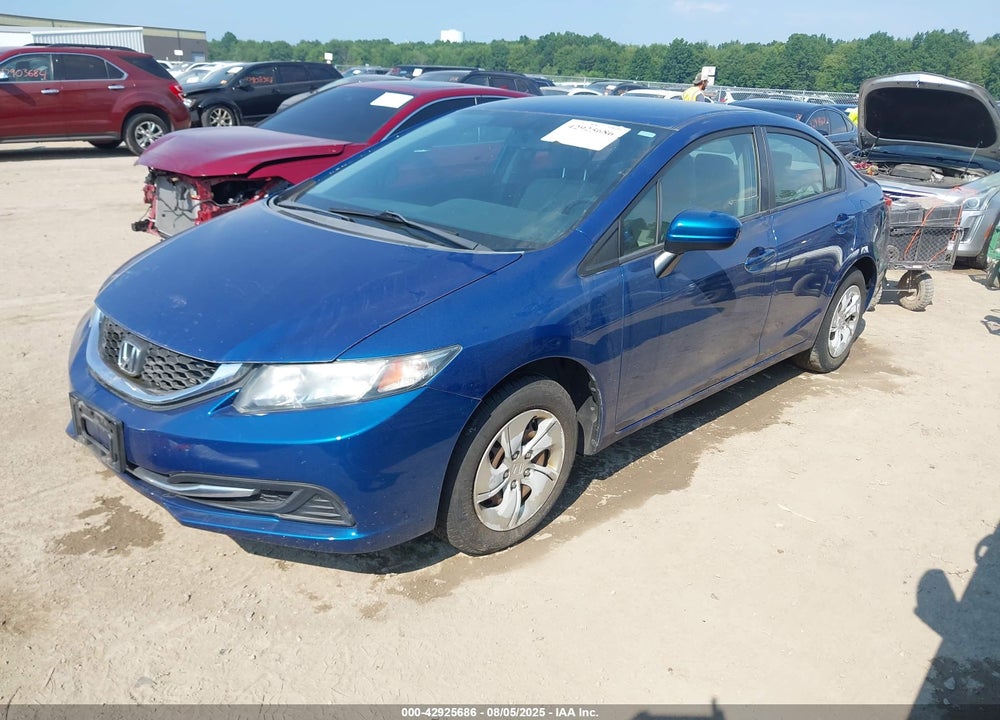 2014 HONDA CIVIC VIN: 19XFB2F50EE008357