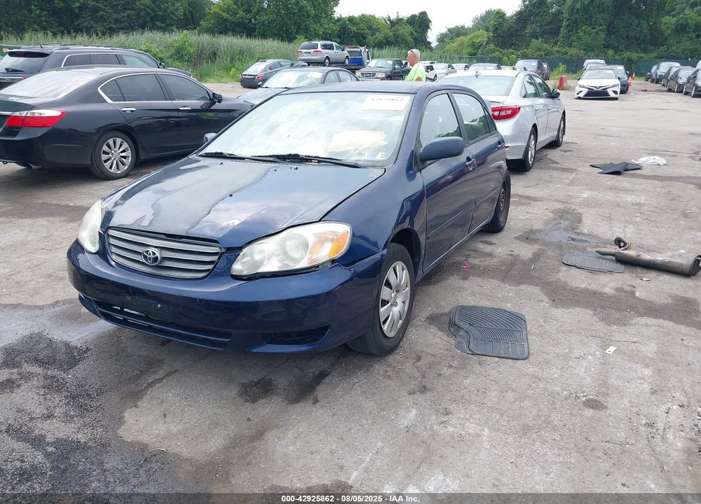 2003 TOYOTA COROLLA LE VIN: JTDBR32E132010697